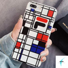 coque iphone fila inspiration  piet mondrian